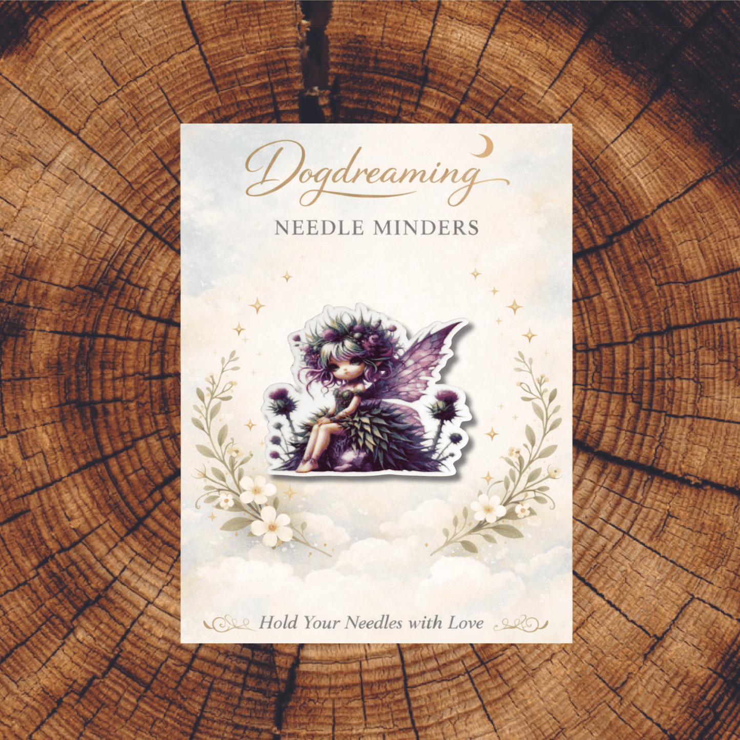 fantasy fairy magnetic needle minder cross stitch accessory