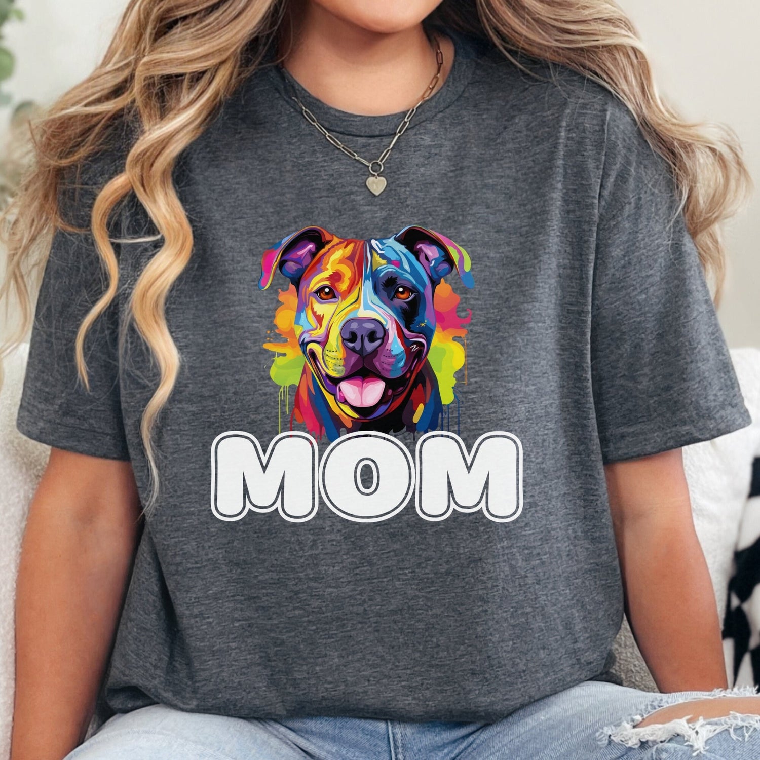 Dog Mom short sleeve T-shirts