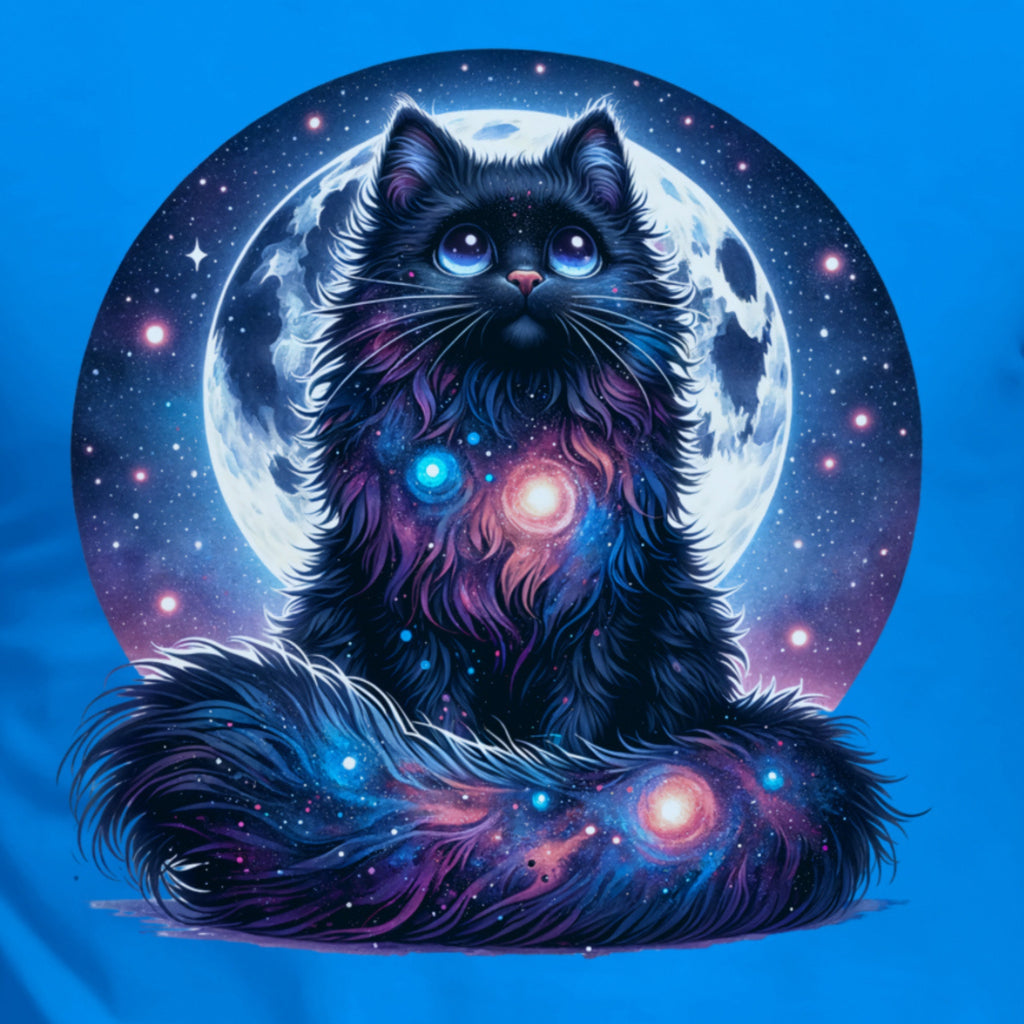 Celestial Watercolor Cat Graphic T-shirt, Cat Tee Shirt - DogDreaming