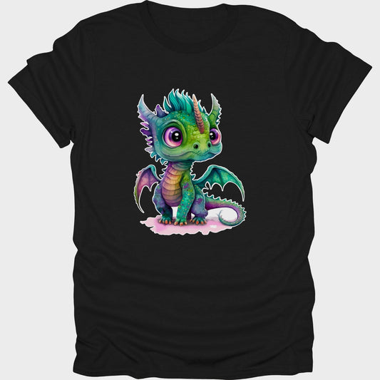 Colorful Dragon short sleeve T-shirt Black