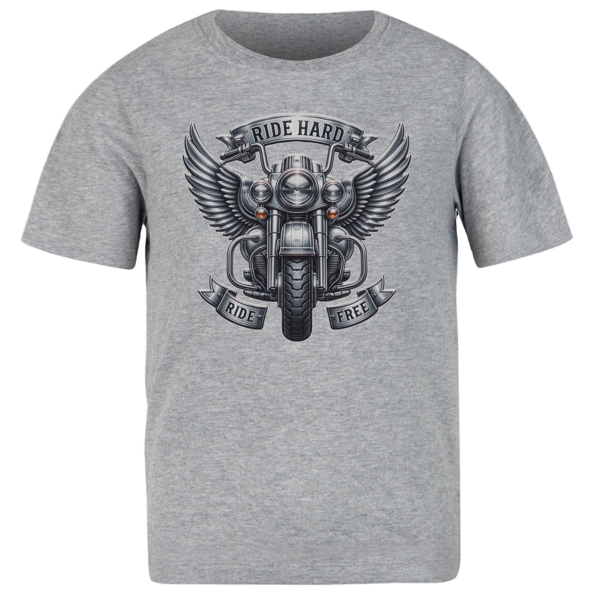 Ride Hard Ride Free T-shirt, Motorcycle Rider - DogDreaming