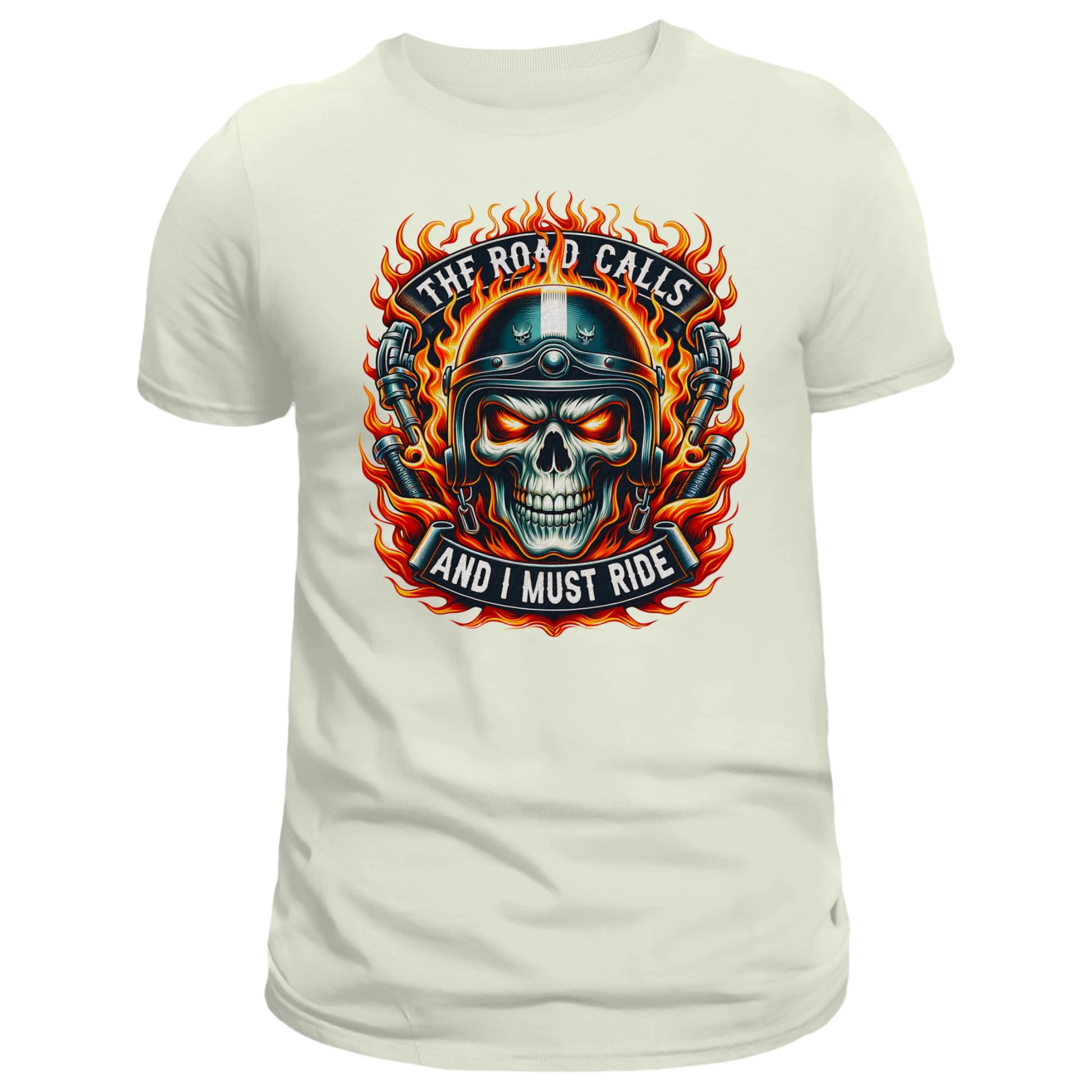 The Road Calls and I Must Ride T-shirt, Motorcycle Rider - DogDreaming