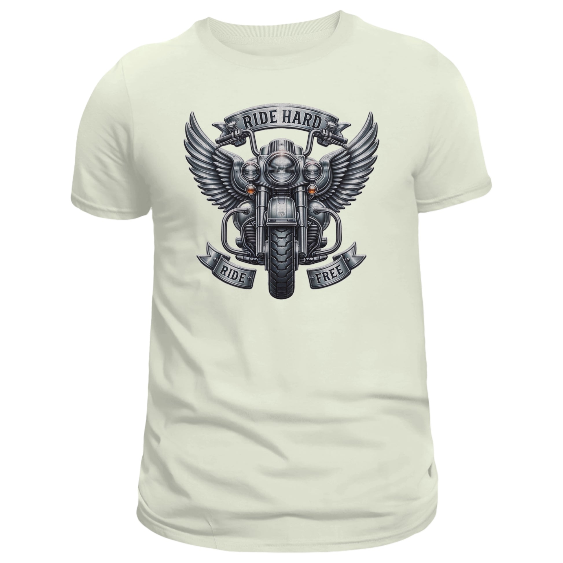 Ride Hard Ride Free T-shirt, Motorcycle Rider - DogDreaming