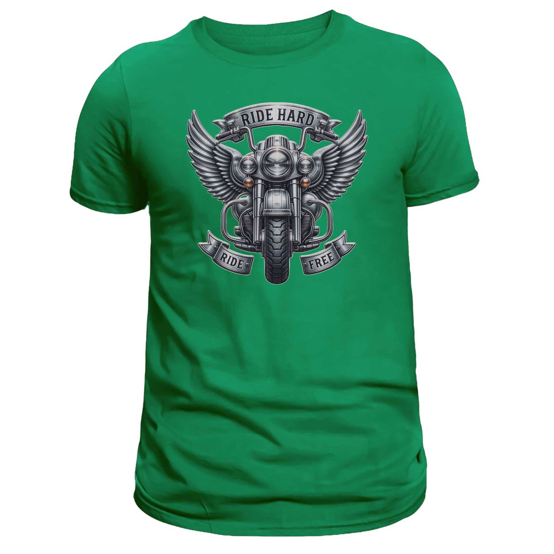 Ride Hard Ride Free T-shirt, Motorcycle Rider - DogDreaming