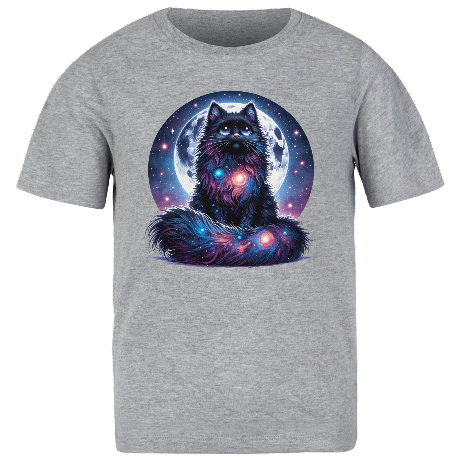 Celestial Watercolor Cat Graphic T-shirt, Cat Tee Shirt - DogDreaming