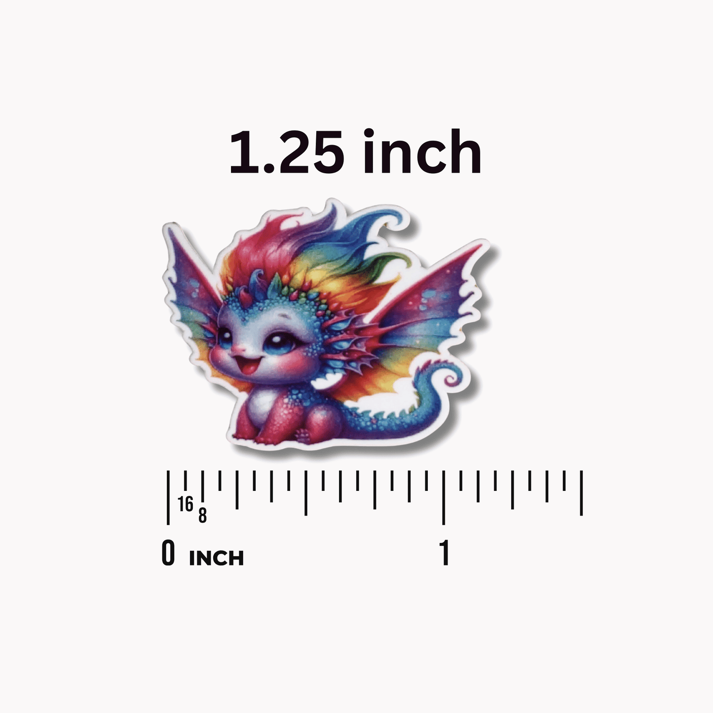 cute rainbow dragon magnetic needle holder cross stitch accessory