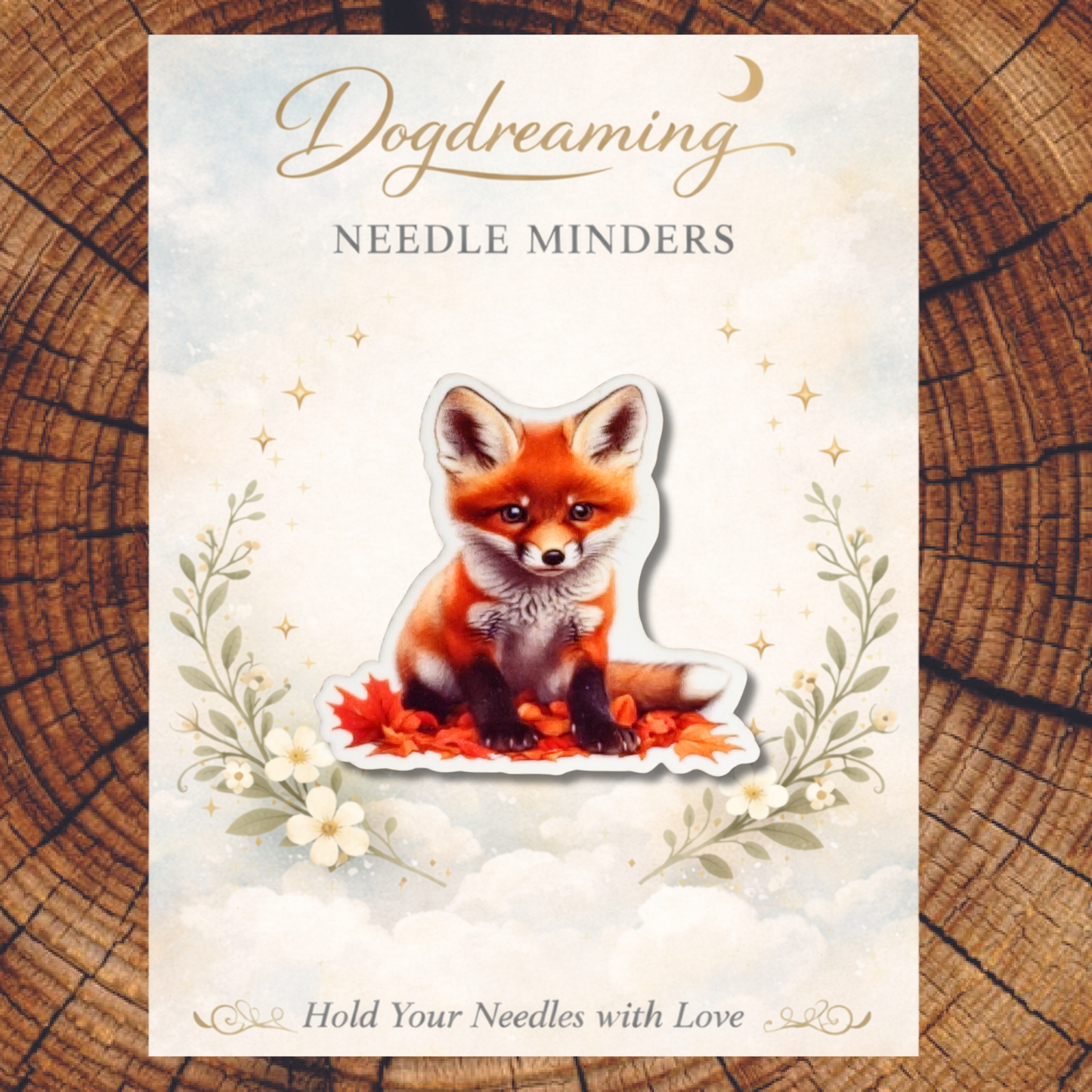 Autumn Fox Magnetic Needle Minder