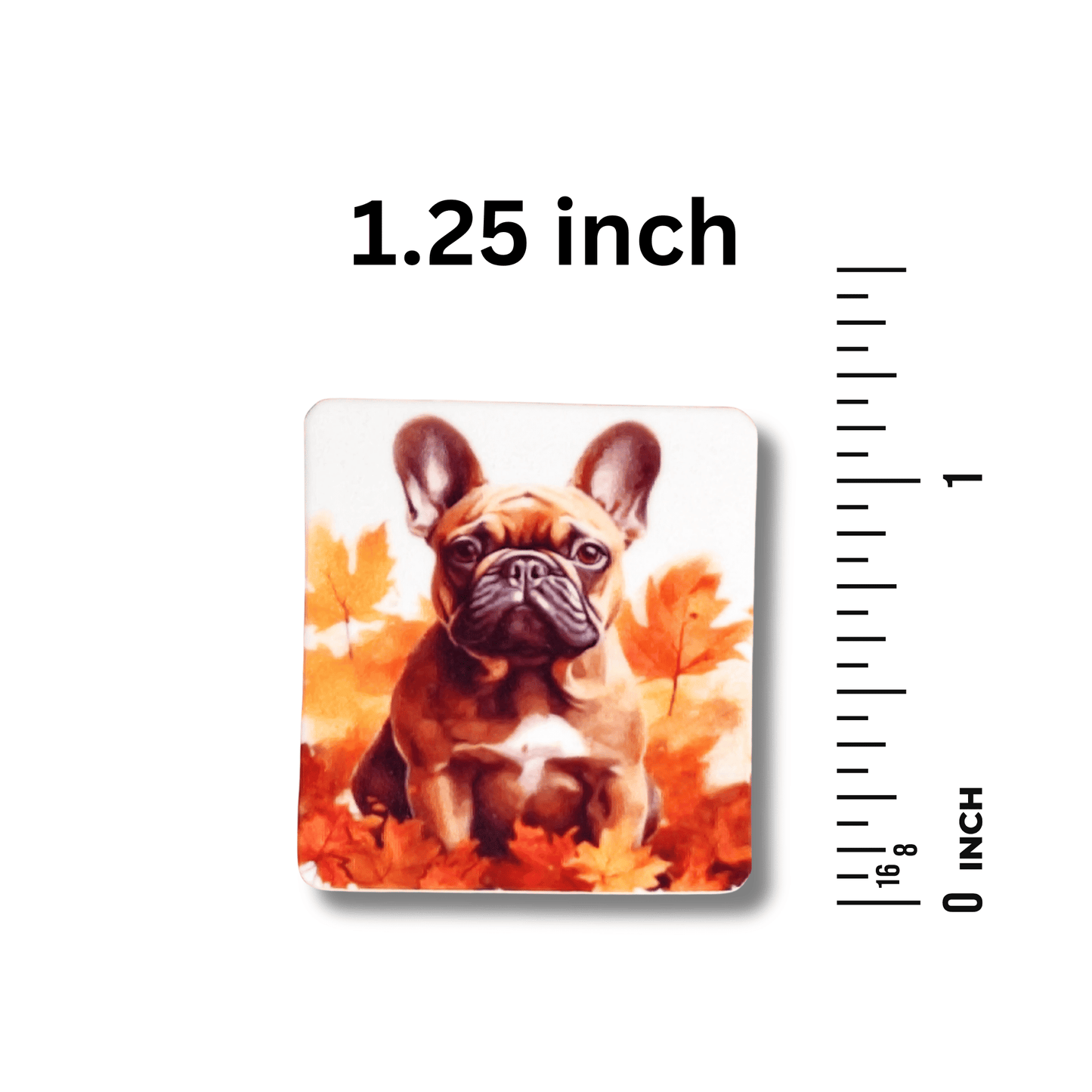 Autumn magnetic needle minder for needlepoint and embroidery projects