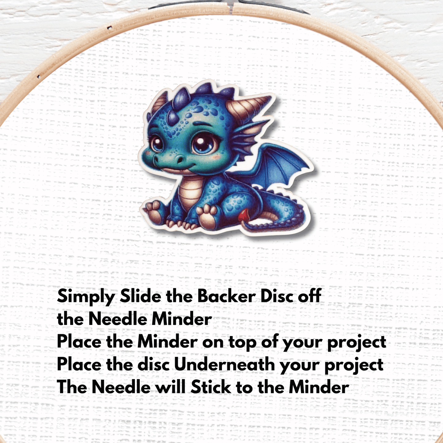 magnetic dragon needle minder embroidery tool