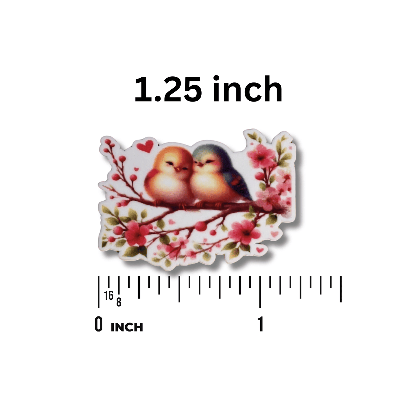 valentine lovebirds magnetic needle minder embroidery accessory