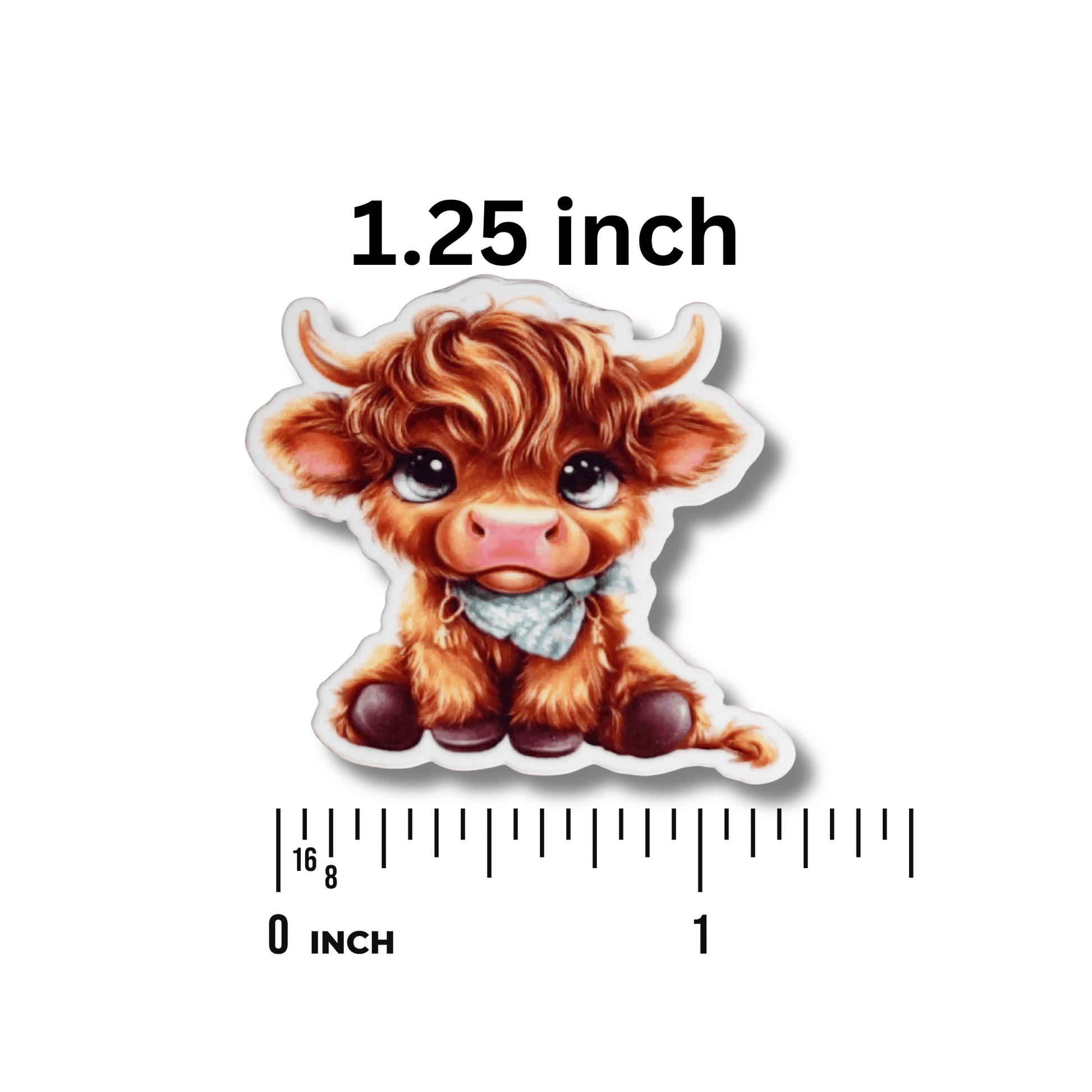highland cow embroidery needle minder magnetic cross stitch tool