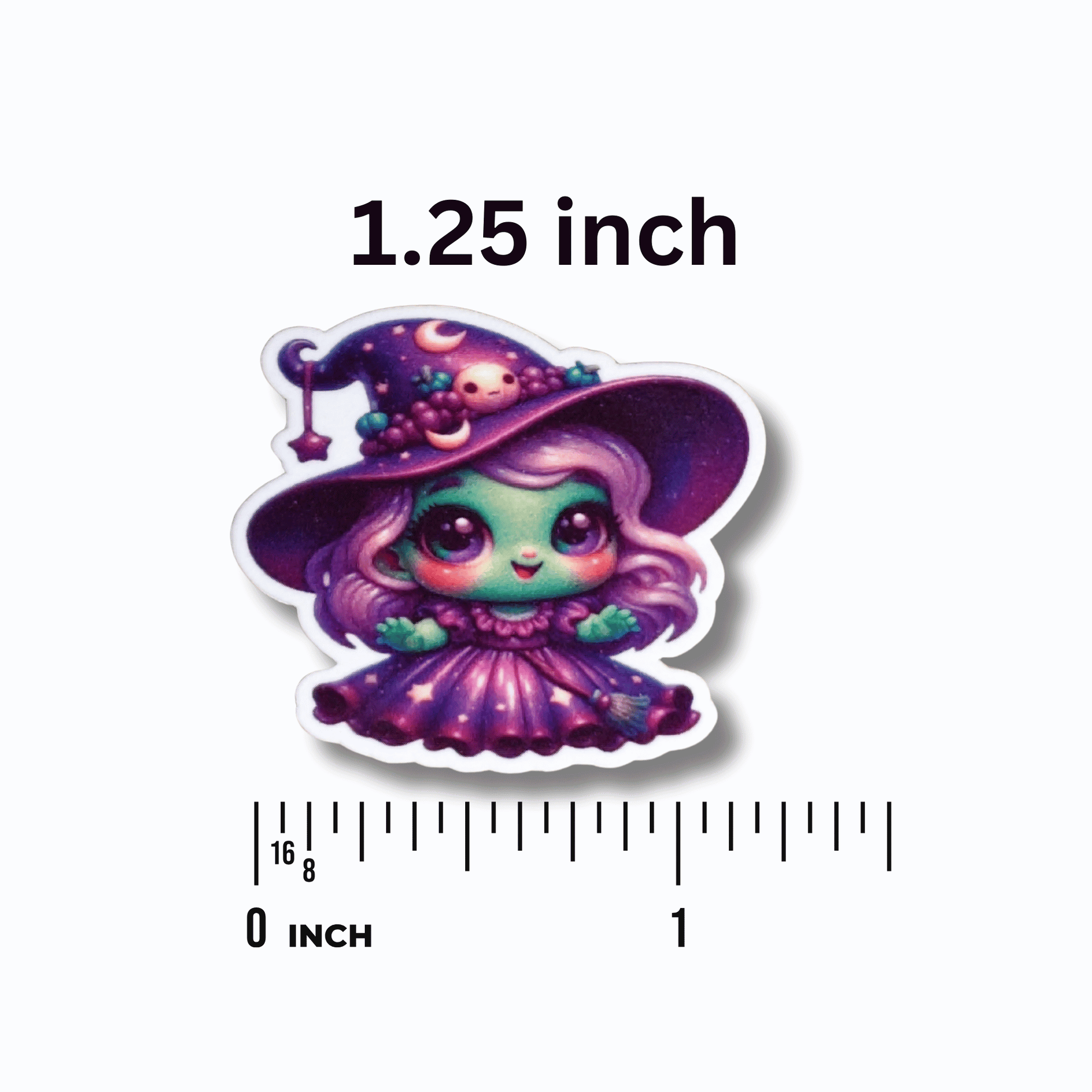 Halloween acrylic magnetic needle minder for needlepoint and embroidery