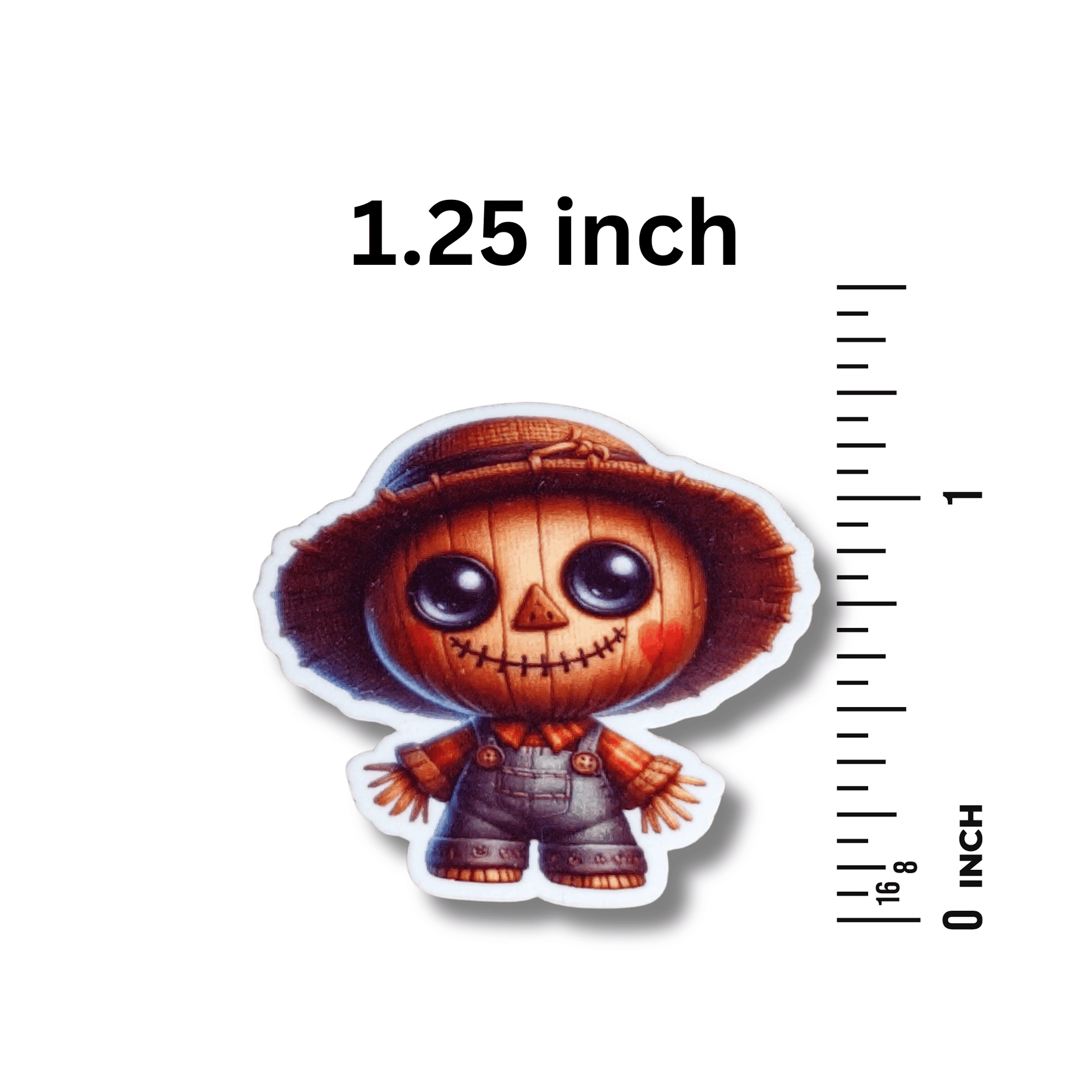 Halloween pumpkin magnetic needle minder for needlepoint and embroidery projects