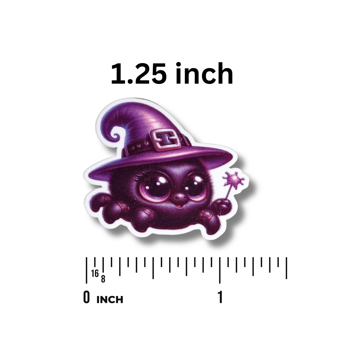 Halloween acrylic magnetic needle minder for needlepoint and embroidery