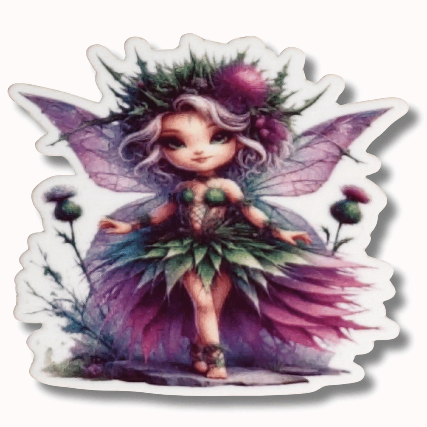 enchanted thistle garden fairy magnetic needle minder cross stitch embroidery accessory