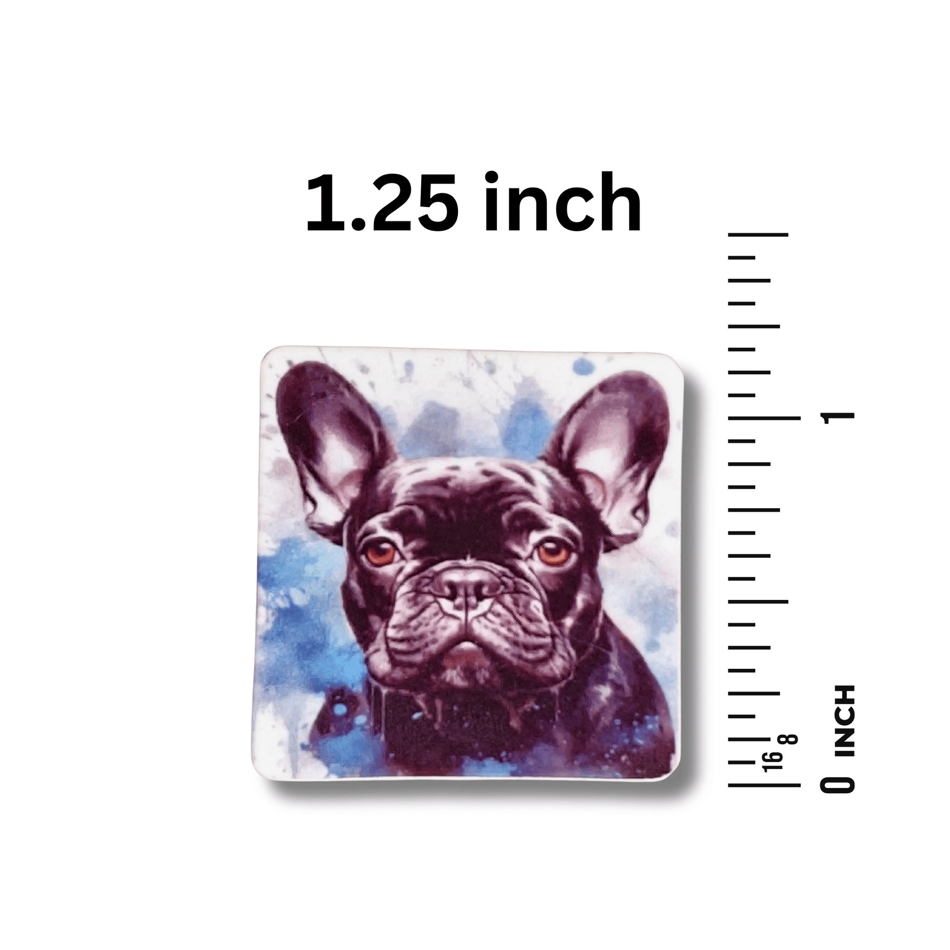 Dog-themed magnetic needle minder for needlepoint and embroidery projects