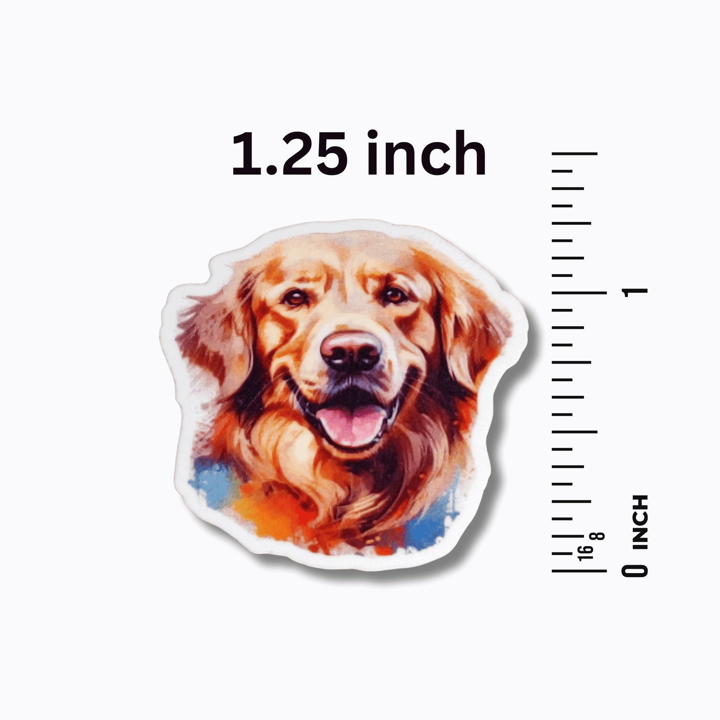 Dog-themed magnetic needle minder for needlepoint and embroidery projects