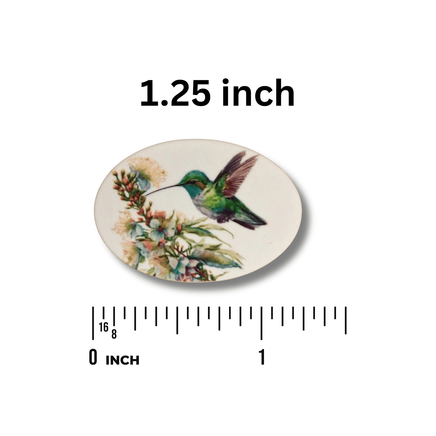 Watercolor bird magnetic needle minder for needlepoint and embroidery projects