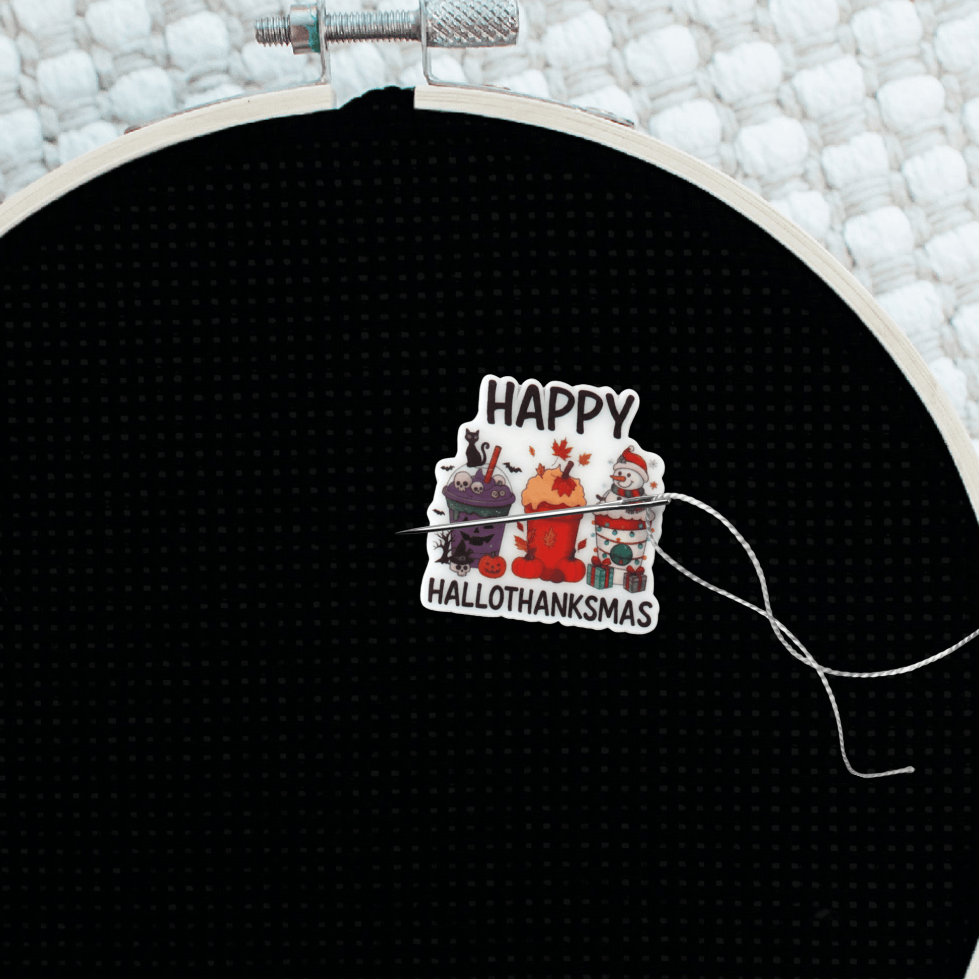 embroidery needle minder magnetic holiday holder