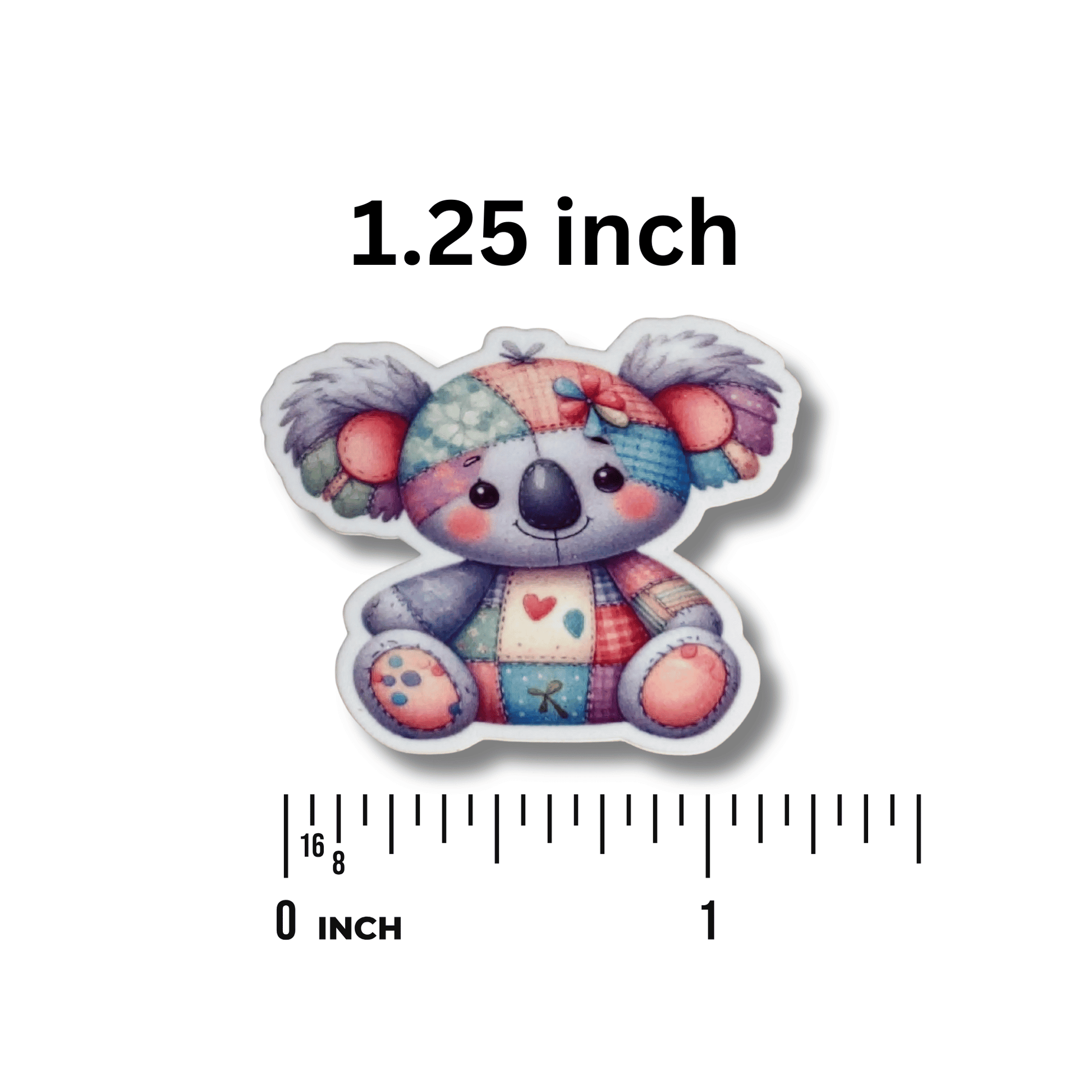 Patchwork koala stitching magnet needle minder accessory for crafters
