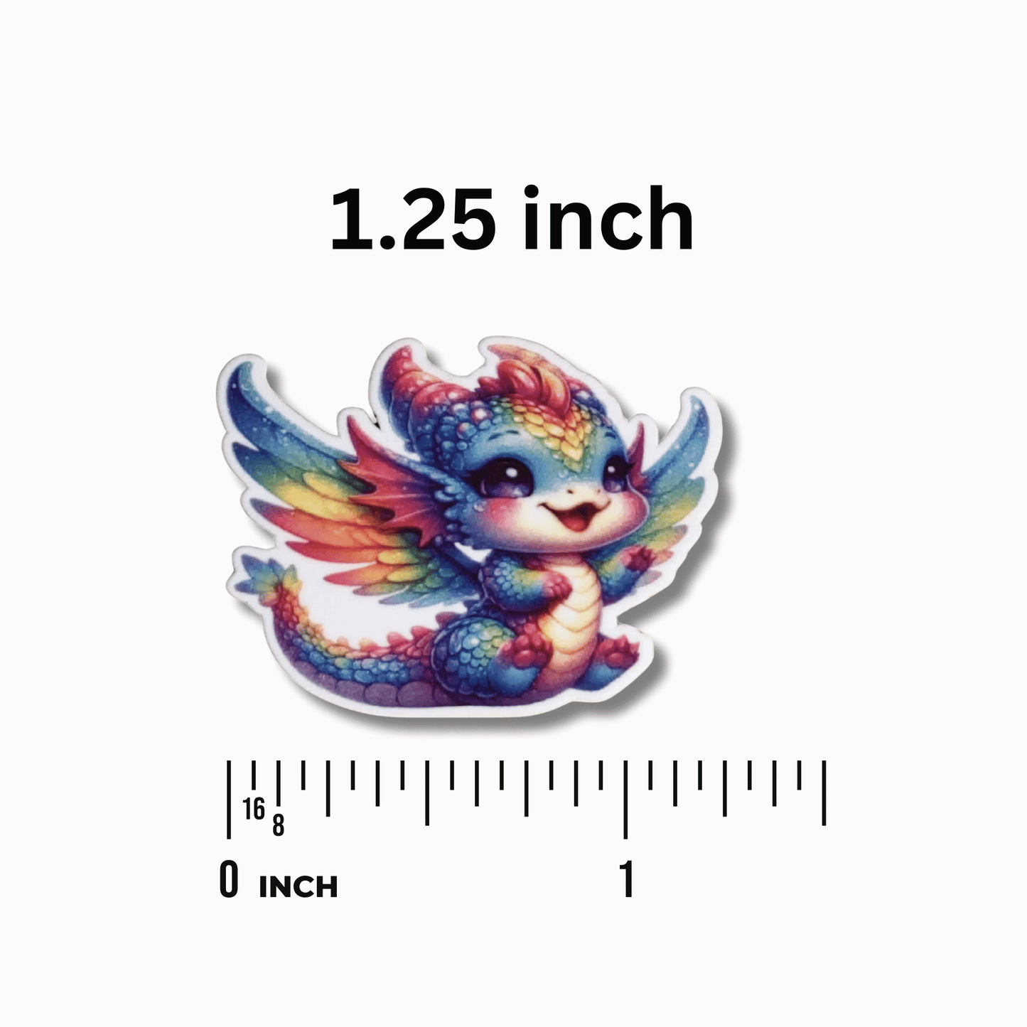 Fantasy Rainbow Dragon Magnetic Needle Minder, Cute Dragon Needle Holder for Cross Stitch and Embroidery