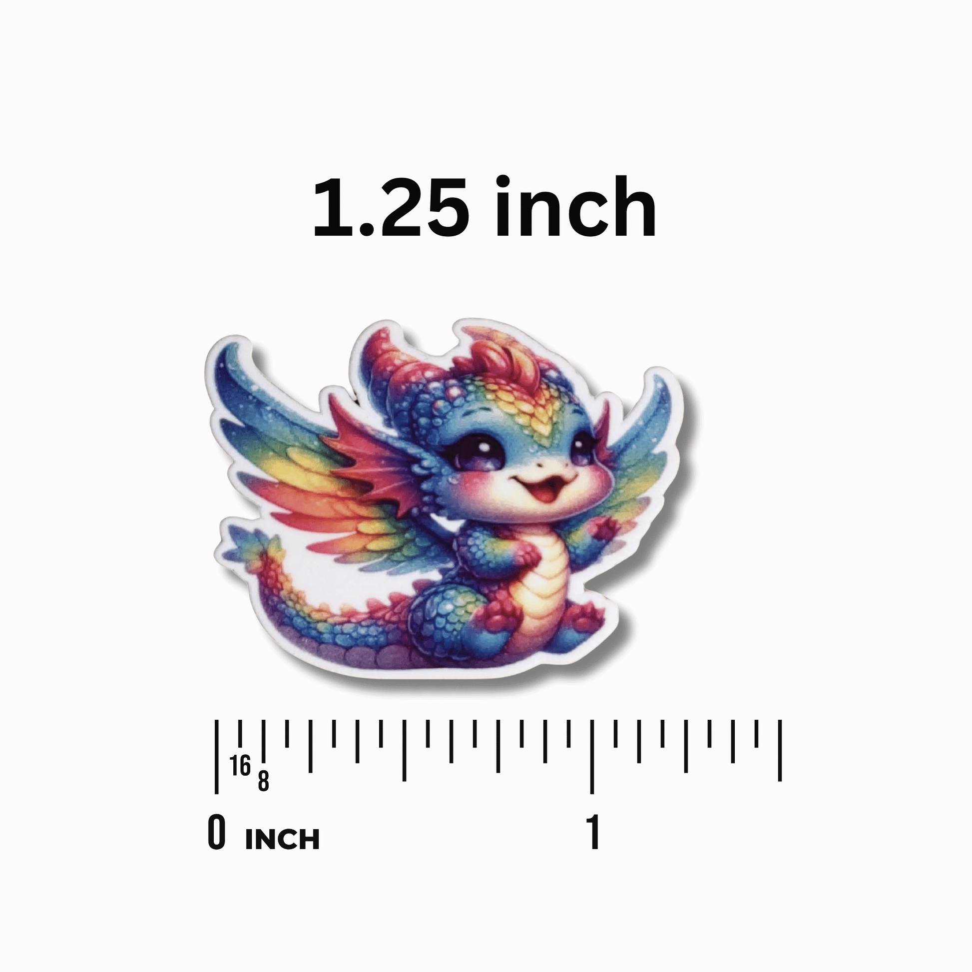 Fantasy Rainbow Dragon Magnetic Needle Minder, Cute Dragon Needle Holder for Cross Stitch and Embroidery