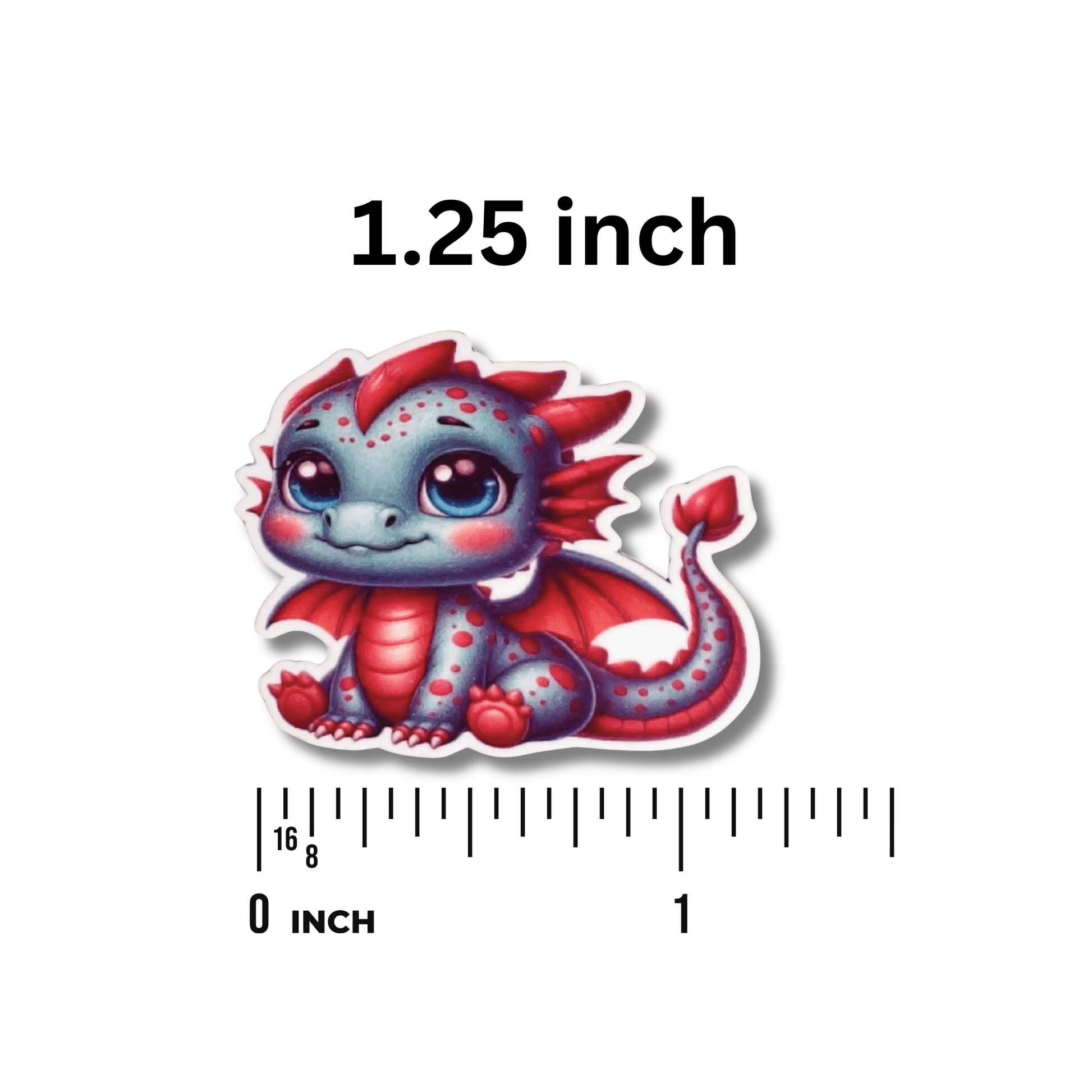 cute red dragon magnetic needle minder stitching tool