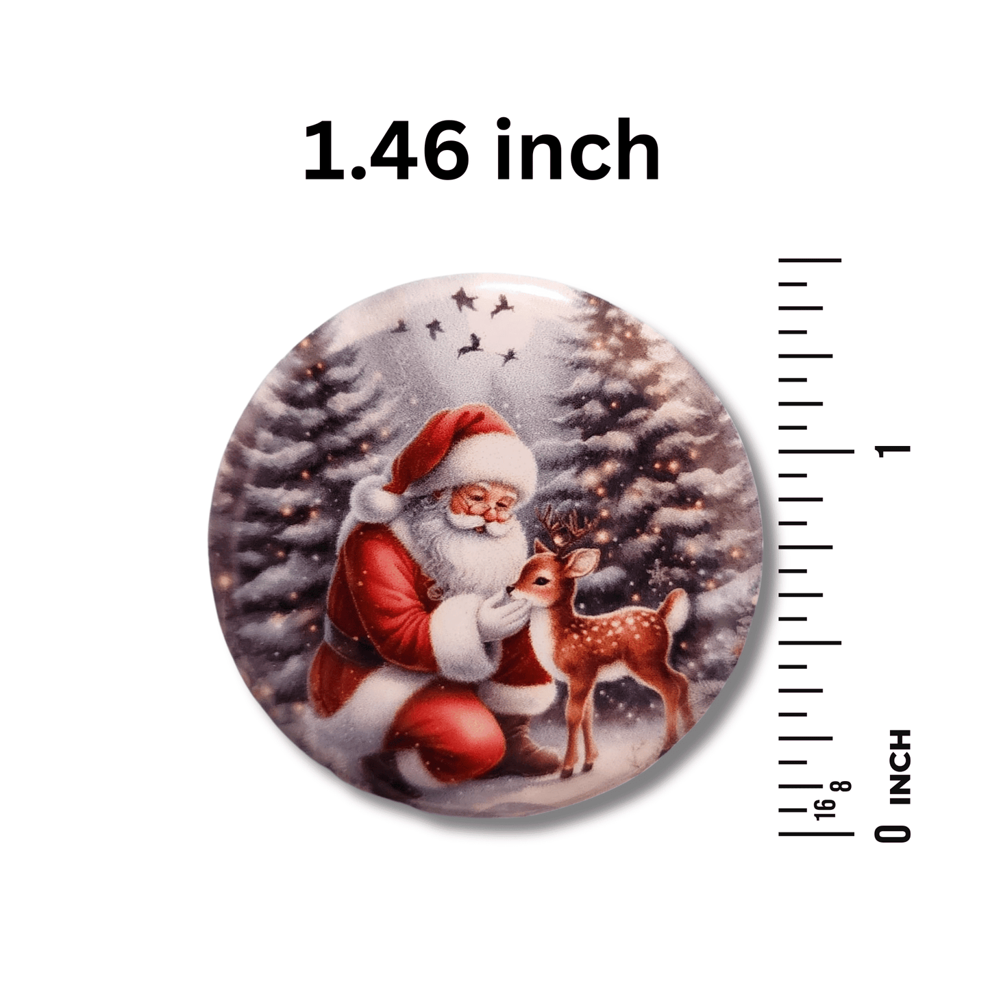 christmas deer needle holder cross stitch accessory