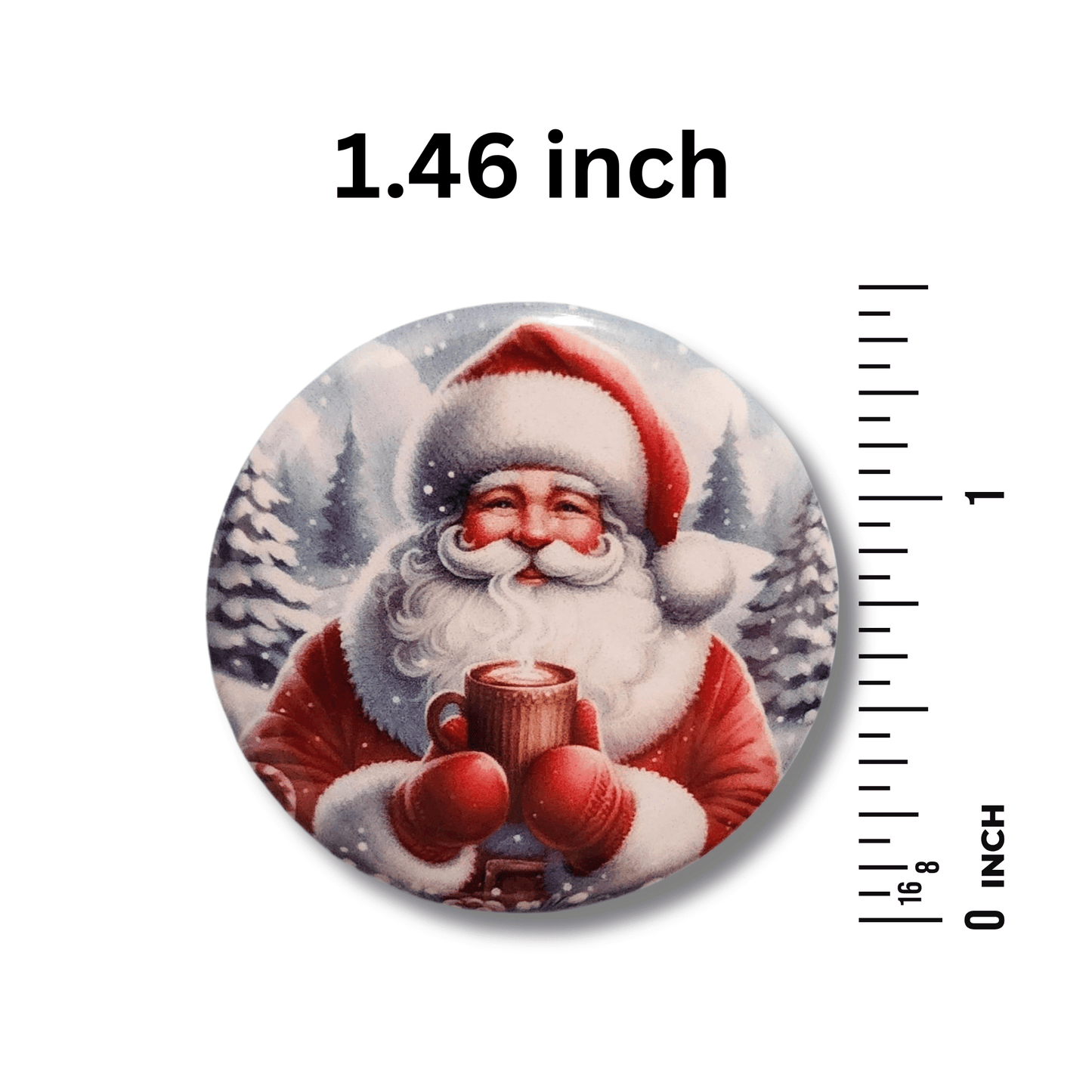 christmas santa needle holder cross stitch accessory