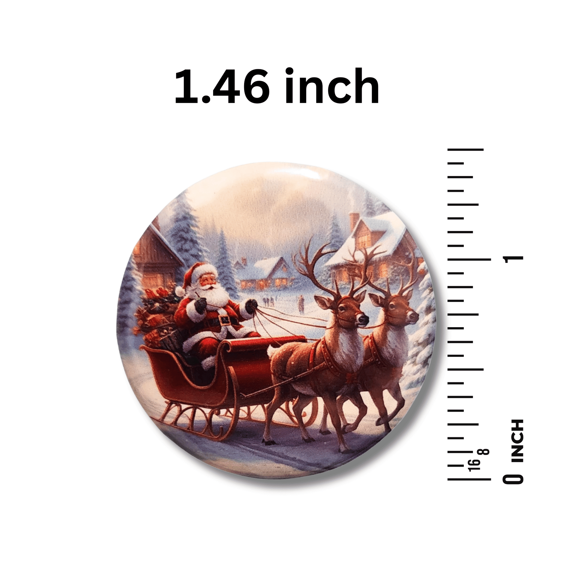 santa sleigh needle minder winter cross stitch tool