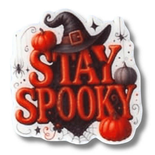 stay spooky magnetic needle minder for cross stitch embroidery