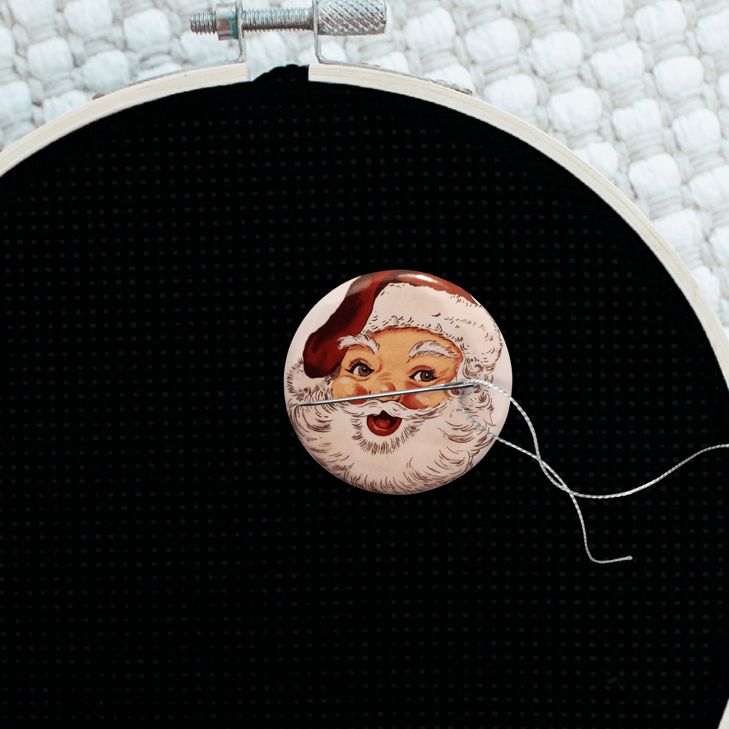 embroidery needle minder magnetic santa holder