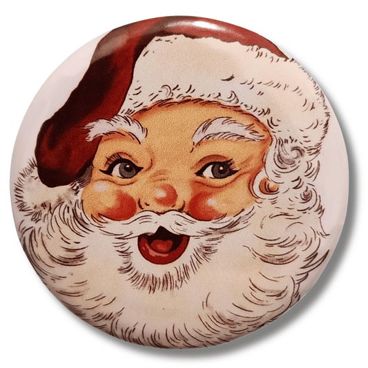 vintage santa magnetic needle minder for cross stitch embroidery