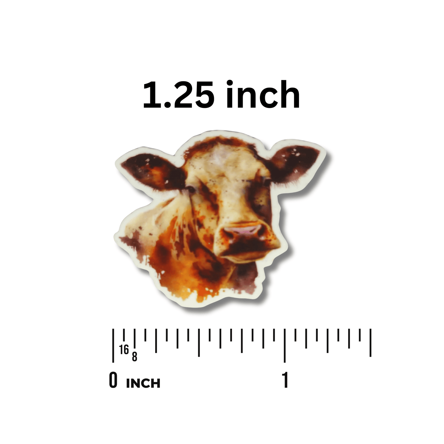 farmhouse cow embroidery needle minder magnetic stitching tool