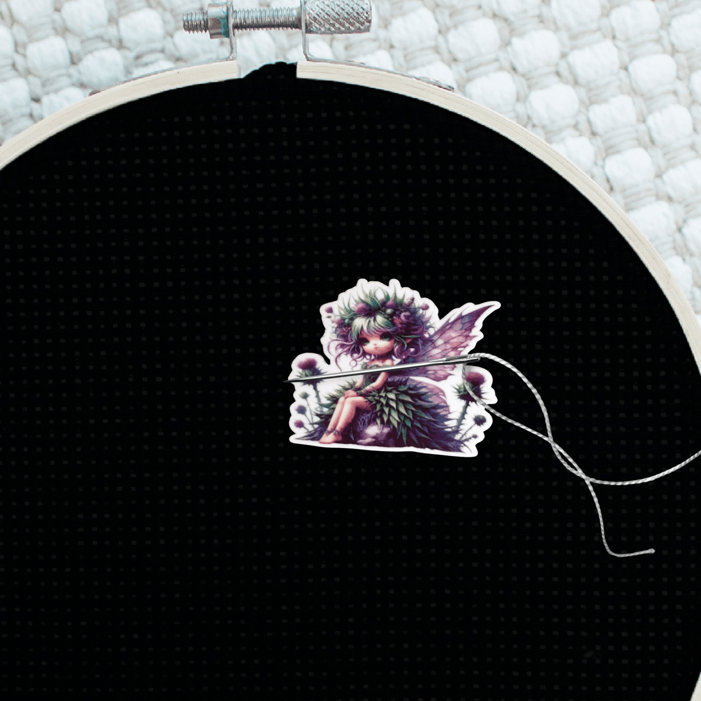 nature fairy magnetic needle minder embroidery accessory